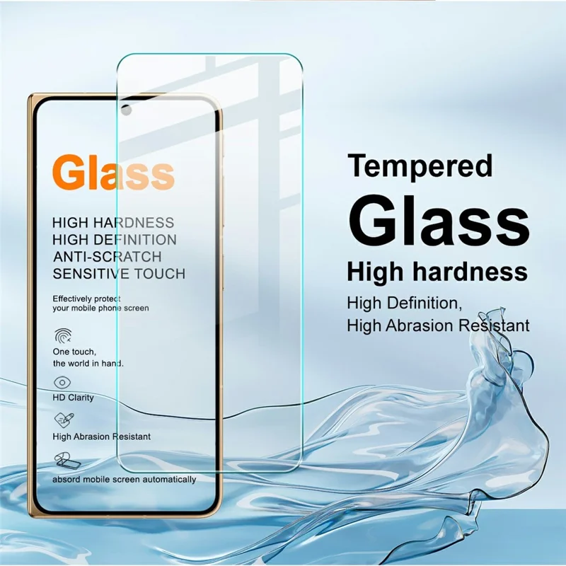 IMAK H Series For Oppo Find N6 5G Tempered Glass Screen Protector Shatter-Proof Protection (Not Complete Coverage) - Transparent