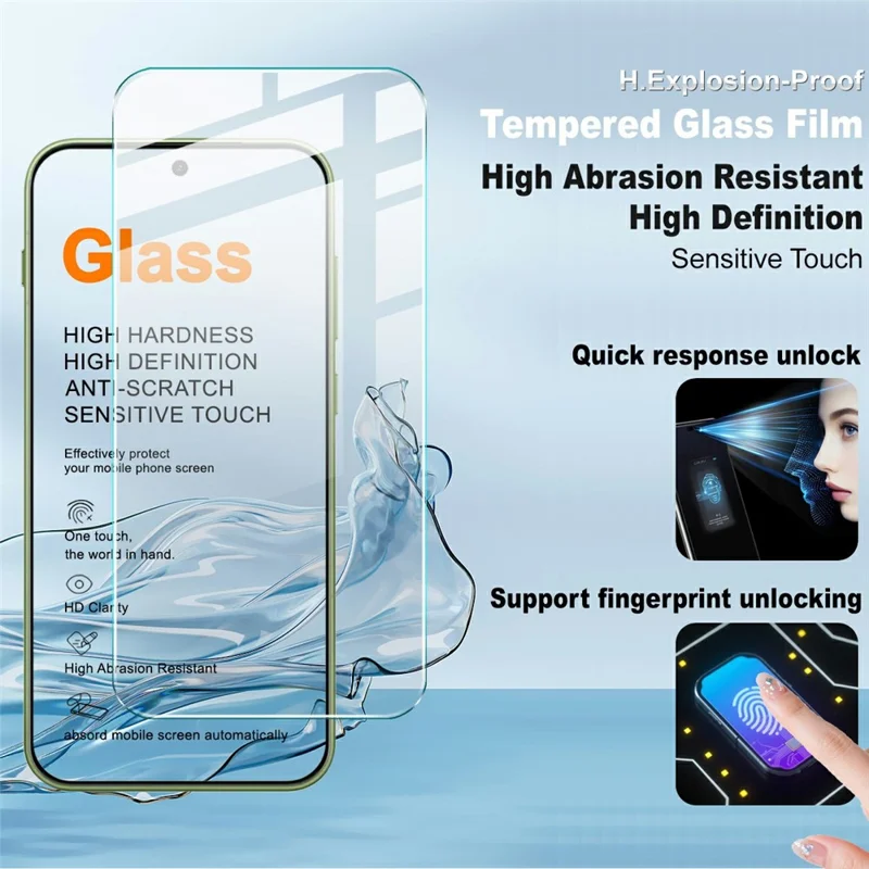 IMAK H Series Für OnePlus 15T 5G Gehärteter Glas Displayschutz Schlagfestiger Schutz (Keine Vollabdeckung) - Transparent