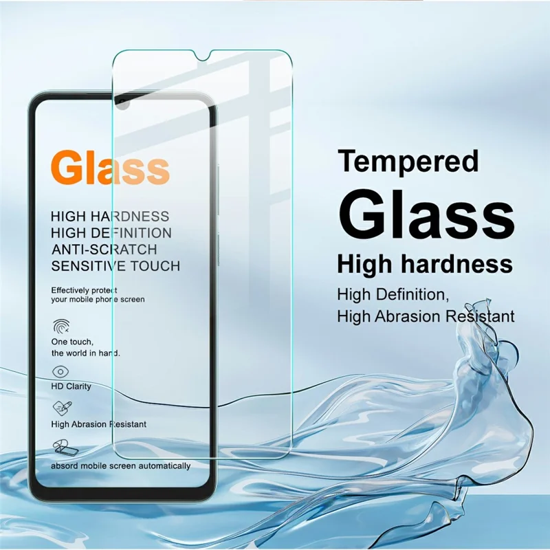 IMAK H Series til Honor X6d 5G, skærmbeskytter i termisk glas med brudbeskyttelse (ikke fuld dækning) – transparent