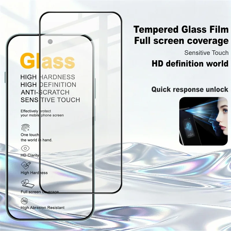 IMAK Pro+ Series For Huawei nova 15 Max / Enjoy 90 Pro Max / Pura 90 Tempered Glass Full Screen Protector Sensitive Touch Film - Transparent