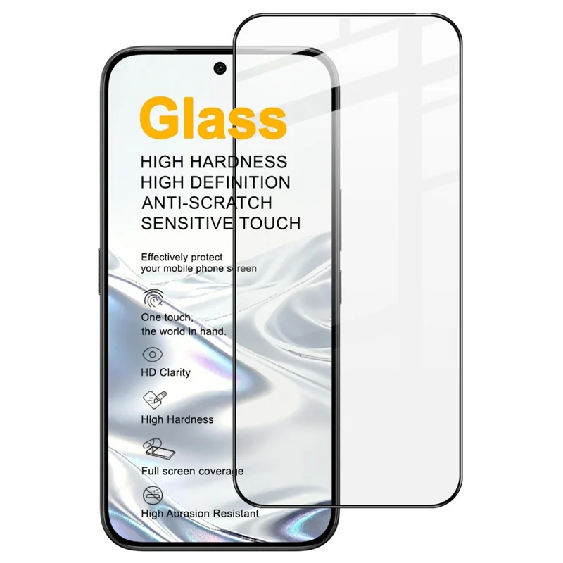 IMAK серия Pro+ для TECNO Camon 50 4G, защитная пленка, закаленное стекло с полным покрытием (разблокировка по отпечатку пальца) — прозрачная