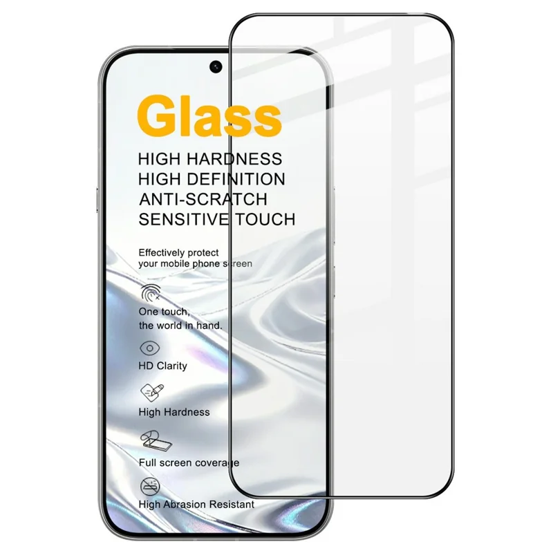 IMAK серии Pro+ для Infinix Note 60 5G / Note 60 Pro 5G, защитное стекло, полное покрытие, закаленное стекло (с поддержкой разблокировки по отпечатку пальца) — прозрачное