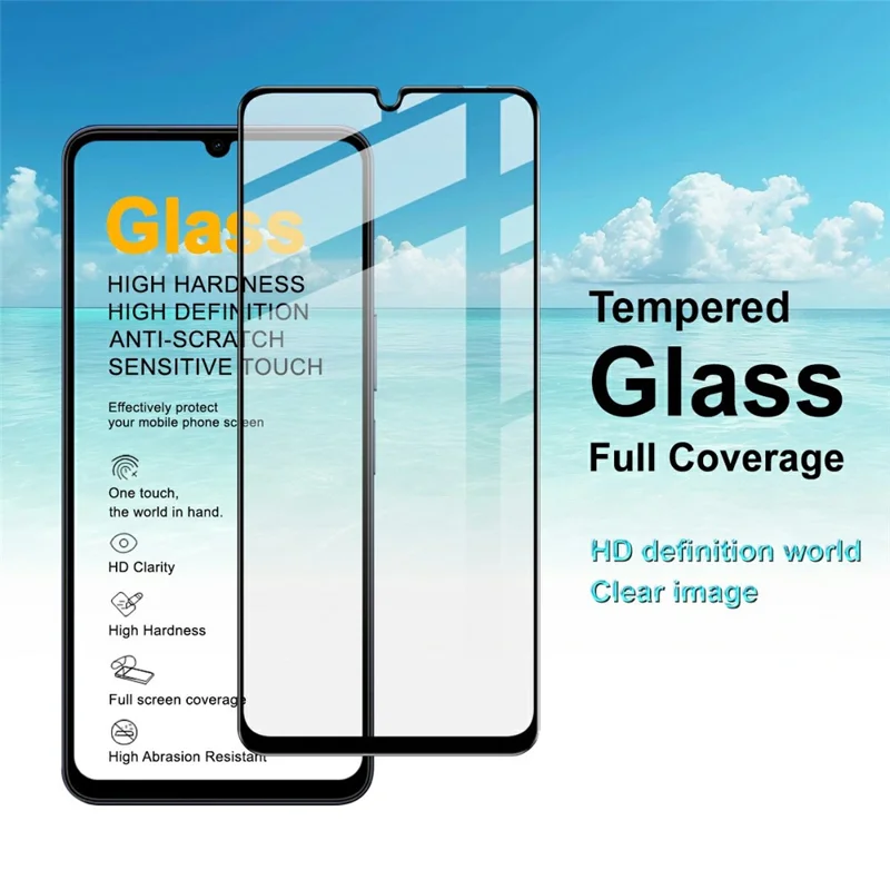 IMAK Pro+ Series For vivo Y05 4G Tempered Glass Full Screen Protector Sensitive Touch Film - Transparent