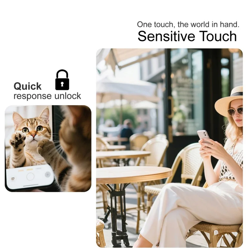 IMAK Pro+ Series For Honor X6d 5G / 500 Smart 5G Tempered Glass Full Screen Protector Sensitive Touch Film - Transparent