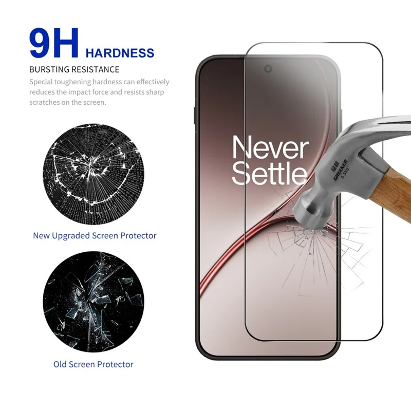 RURIHAI Pour Oppo K15 Pro 5G Protecteur d'écran en verre aluminosilicate haute résistance Film protecteur pour écran de téléphone
