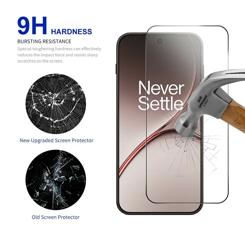 RURIHAI pour Xiaomi Redmi Note 17 4G Protecteur d'écran en verre à haute teneur en aluminium-silicium Film protecteur pour écran de téléphone
