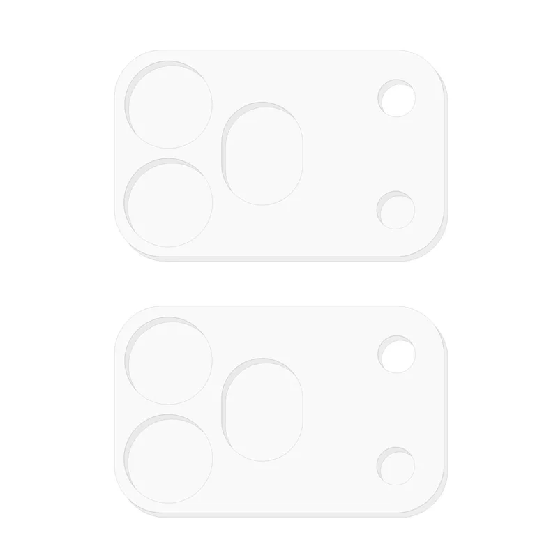 2 szt. dla Honor 600 Pro 5G, pełny zestaw do ochrony obiektywu aparatu 3D łuk krawędzi, antyrysikowe szkło hartowane folia na obiektyw - przezroczyste