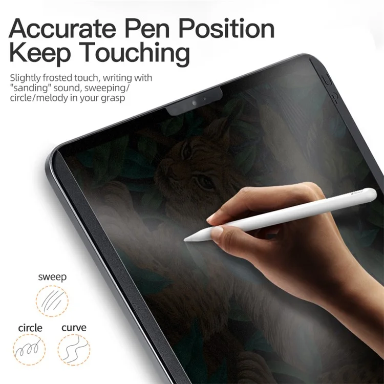 For iPad Air (2020) / (2022) / iPad Pro 11 (2022) / (2021) / (2020) Anti-peep Privacy Protection Screen Protector Magnetic Absorption Anti-glare Full Coverage PET Film