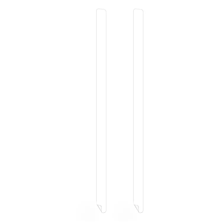 RURIHAI 2Pcs / Set Crystal Clear Side Sticker for Huawei Mate X2 Frame Protective Film 0.1mm Ultra-Thin Full Glue Side Stickers