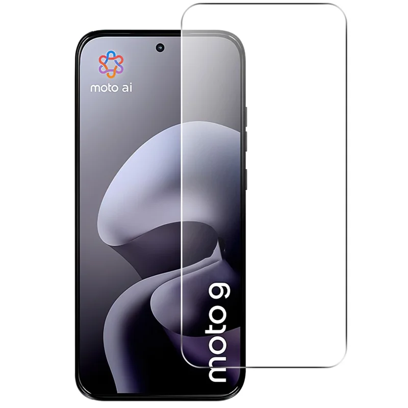 واقي شاشة لهاتف Motorola Edge (2026) فيلم زجاج مقوى HD بتصميم قوس 2.5D (بدون تغطية كاملة) - شفاف