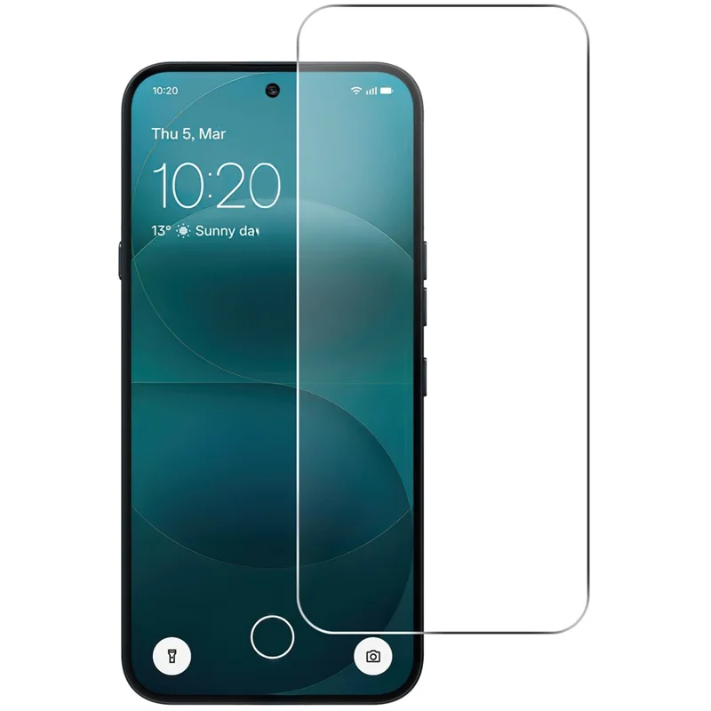 Protecteur d'écran pour Nothing Phone (4a) Pro 2.5D HD en verre trempé (pas de couverture complète) - Transparent