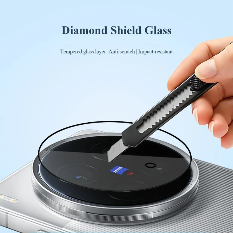 LEREACH 2Pcs for Honor Magic7 5G Camera Lens Protector Tempered Glass Diamond Shield Auto-Align Invisible Thin Film - Transparent with Black Edge