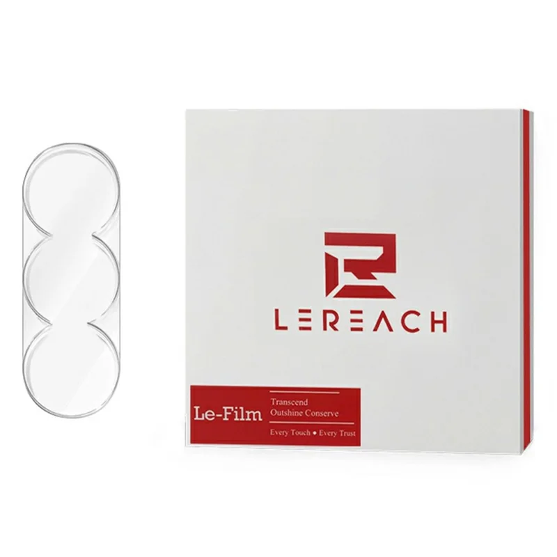 LEREACH for Samsung Galaxy A37 5G Camera Lens Protector 3D Full Coverage Tempered Glass Acrylic One-Piece Lens Film - Transparent