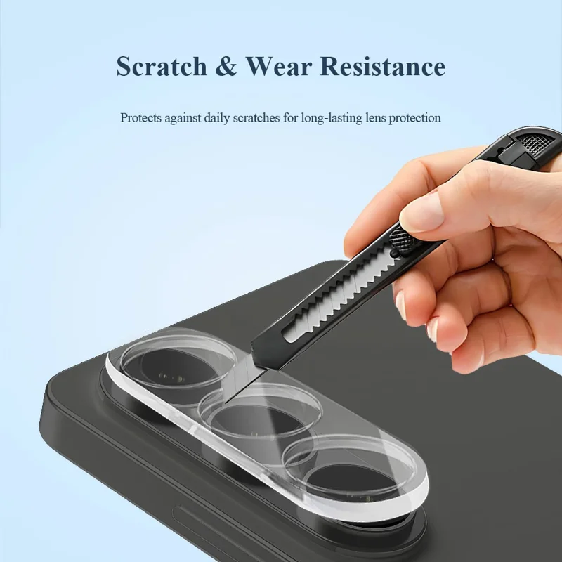 LEREACH 2Pcs for Samsung Galaxy S26+ Camera Lens Protector 3D Full Coverage Tempered Glass Acrylic One-Piece Lens Film - Black