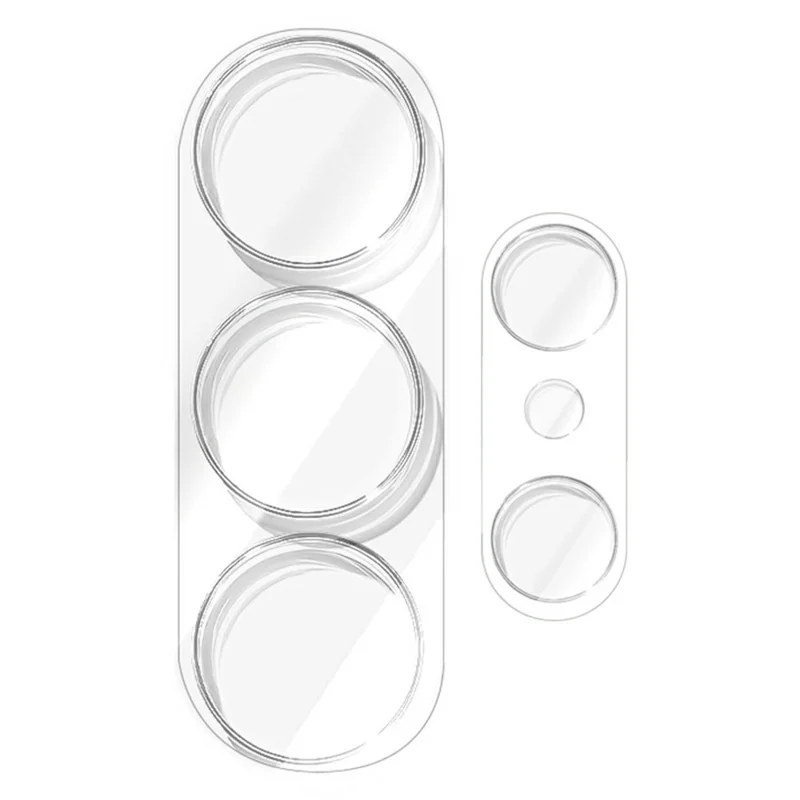 LEREACH For Samsung Galaxy S26 Ultra 2 Sets Main and Secondary Camera Lens Protector 3D Full Coverage Tempered Glass Lens Film - Transparent