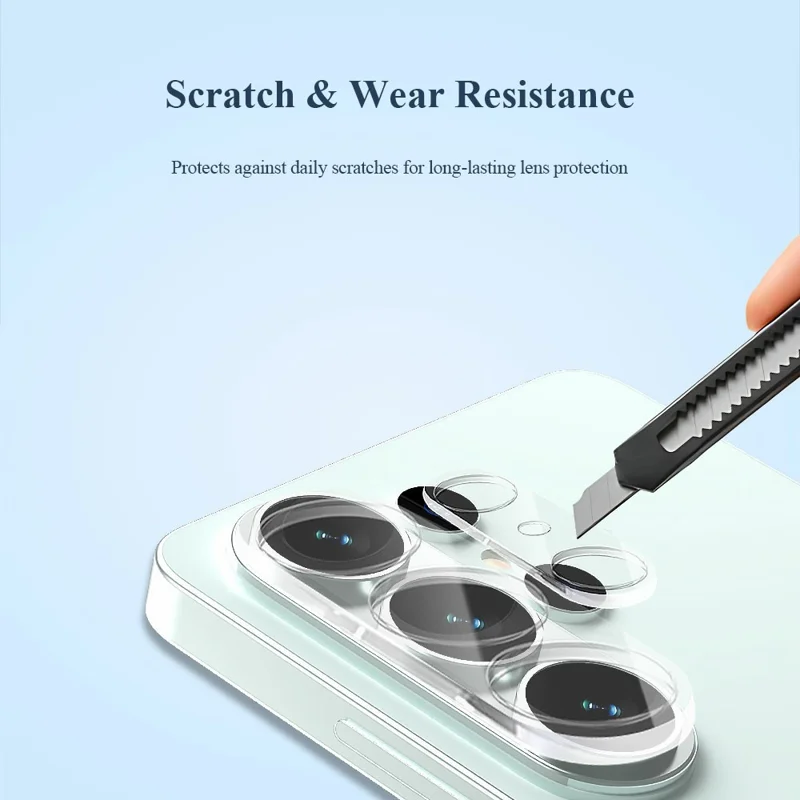 LEREACH For Samsung Galaxy S26 Ultra 2 Sets Main and Secondary Camera Lens Protector 3D Full Coverage Tempered Glass Lens Film - Transparent