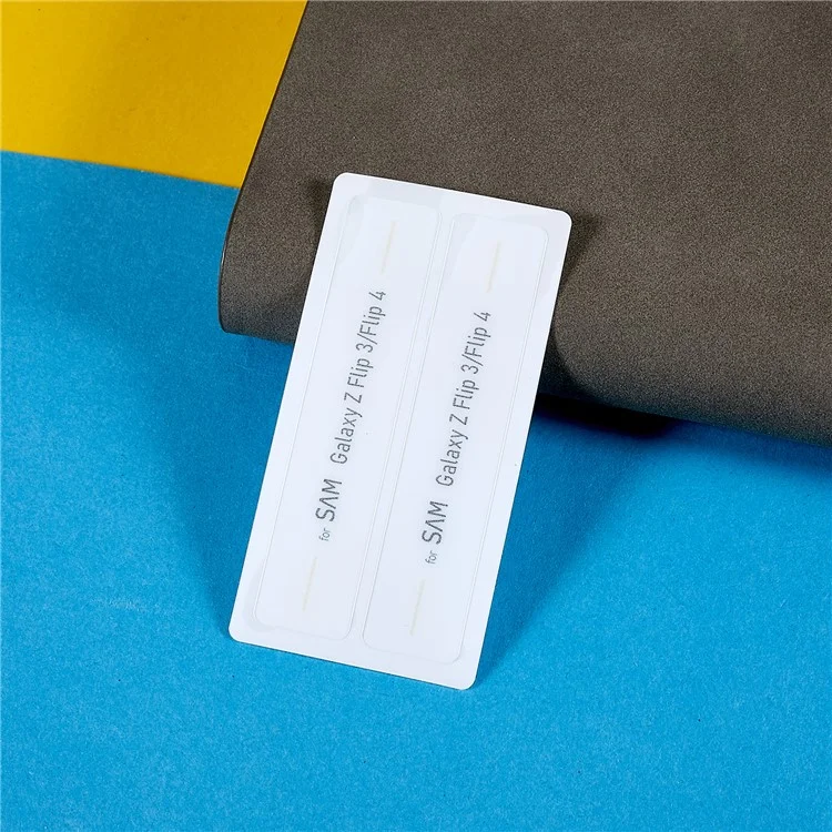 Rurihai 2pcs / Set Für Samsung Galaxy Z Flip3 5G / Z Flip4 5G Rahmen Schützer Film Kristall Klarer Seitenaufkleber 0,1 mm Ultra-dünn Vollkleber-seitenaufkleber