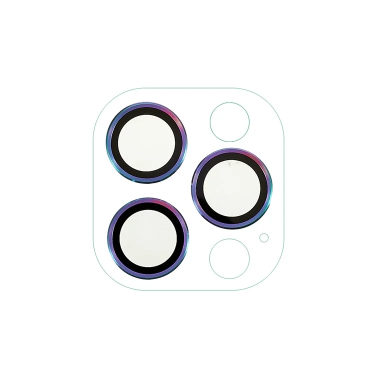 Rurihai Phone Protector de Lente de Cámara Trasera Para Iphone 14 Pro / 14 Pro Max Hard Metal + Acrílico Anti-scratch HD Clear Lense Film - Multicolor