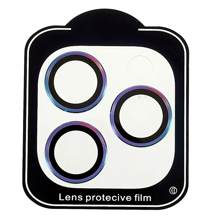 Rurihai Phone Protector de Lente de Cámara Trasera Para Iphone 14 Pro / 14 Pro Max Hard Metal + Acrílico Anti-scratch HD Clear Lense Film - Multicolor