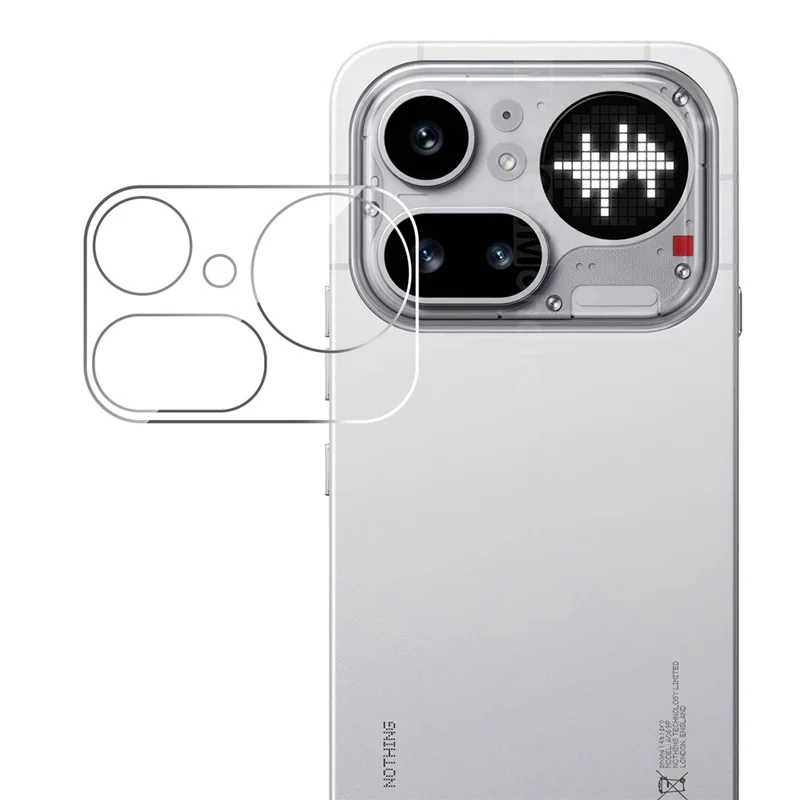 Pełne przykrycie dla Nothing Phone (4a) Pro, wysoce przezroczysta antywłamaniowa ochrona obiektywu aparatu z szkła AGC z tyłu