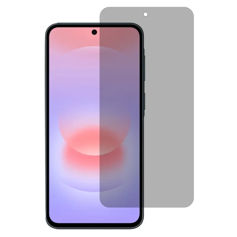 For Samsung Galaxy A37 5G Privacy Screen Protector 180-Degree Anti-Spy Tempered Glass Full Coverage Film - Black