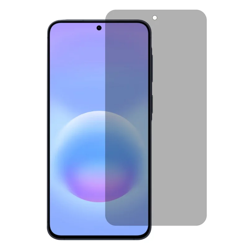 For Samsung Galaxy A57 5G Privacy Screen Protector 180-Degree Anti-Spy Tempered Glass Full Coverage Film - Black