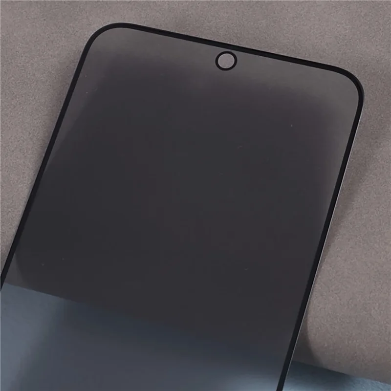 For Samsung Galaxy A37 5G Privacy Screen Protector Silk Printing Anti Spy Tempered Glass Film - Black