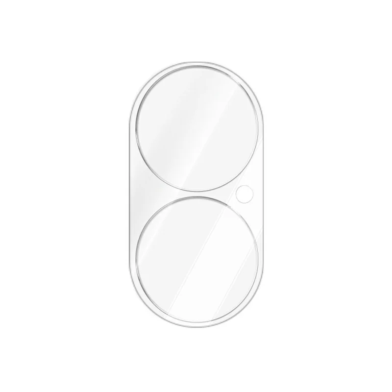 LEREACH 2Pcs for iPhone 16 Camera Lens Protector 3D Full Coverage Tempered Glass Acrylic One-Piece Lens Film - Transparent