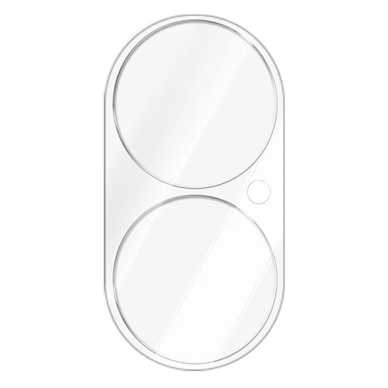 LEREACH for iPhone 16 Plus Camera Lens Protector 3D Full Coverage Tempered Glass Acrylic One-Piece Lens Film - Transparent