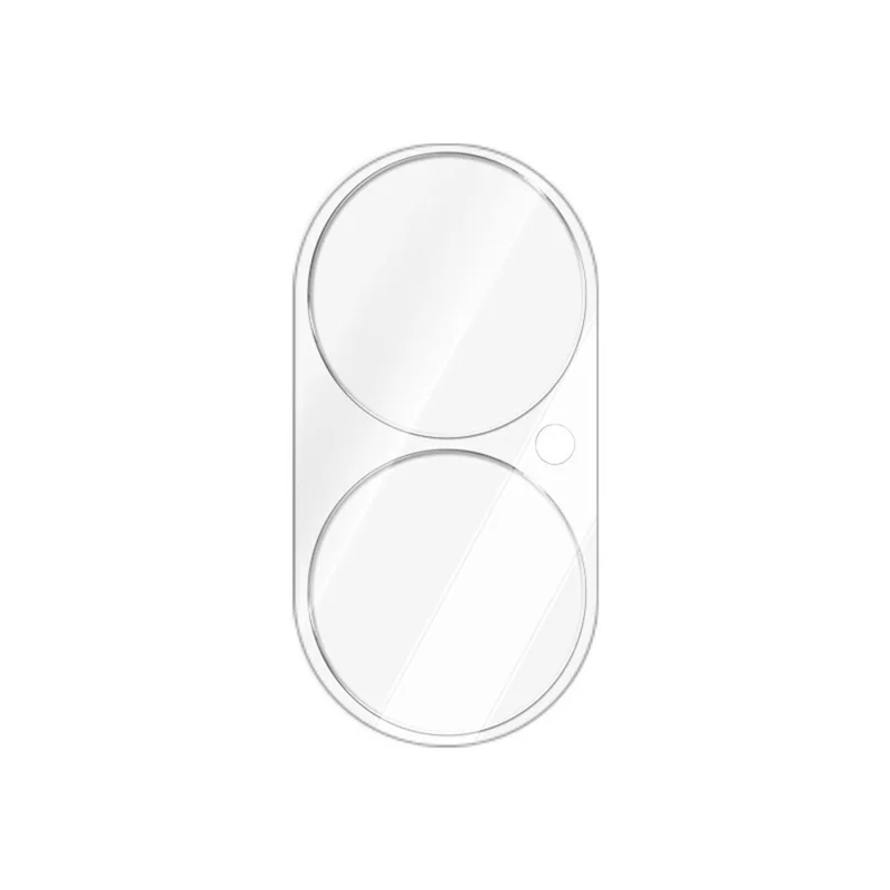 LEREACH 2Pcs for iPhone 16 Plus Camera Lens Protector 3D Full Coverage Tempered Glass Acrylic One-Piece Lens Film - Transparent