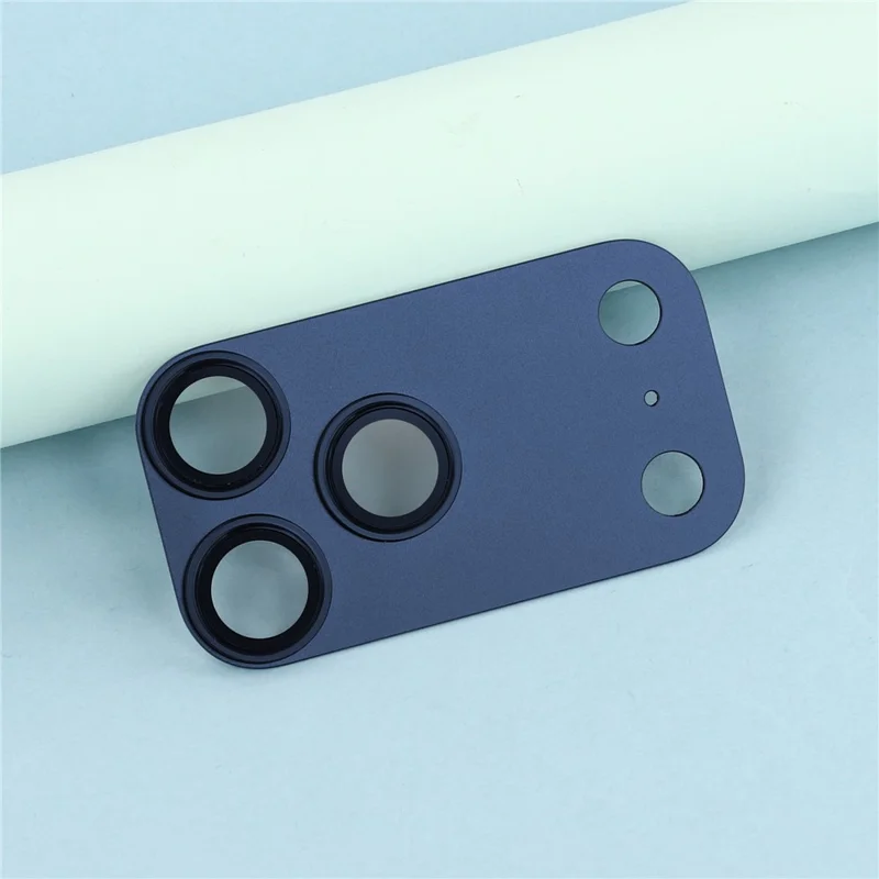 Camera Lens Protector for iPhone 17 Pro Max  /  17 Pro Metal Matte Armor 0.33mm Full Glue AR Glass Film (Not Complete) - Black