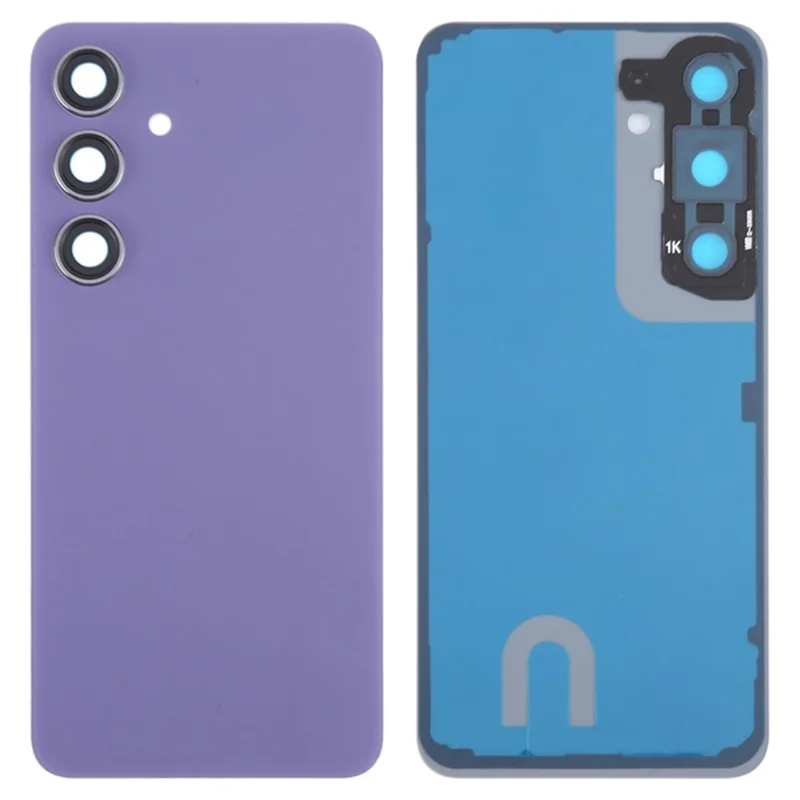 For Samsung Galaxy S24 S921 OEM Battery Housing with Camera Lens Cover - Purple