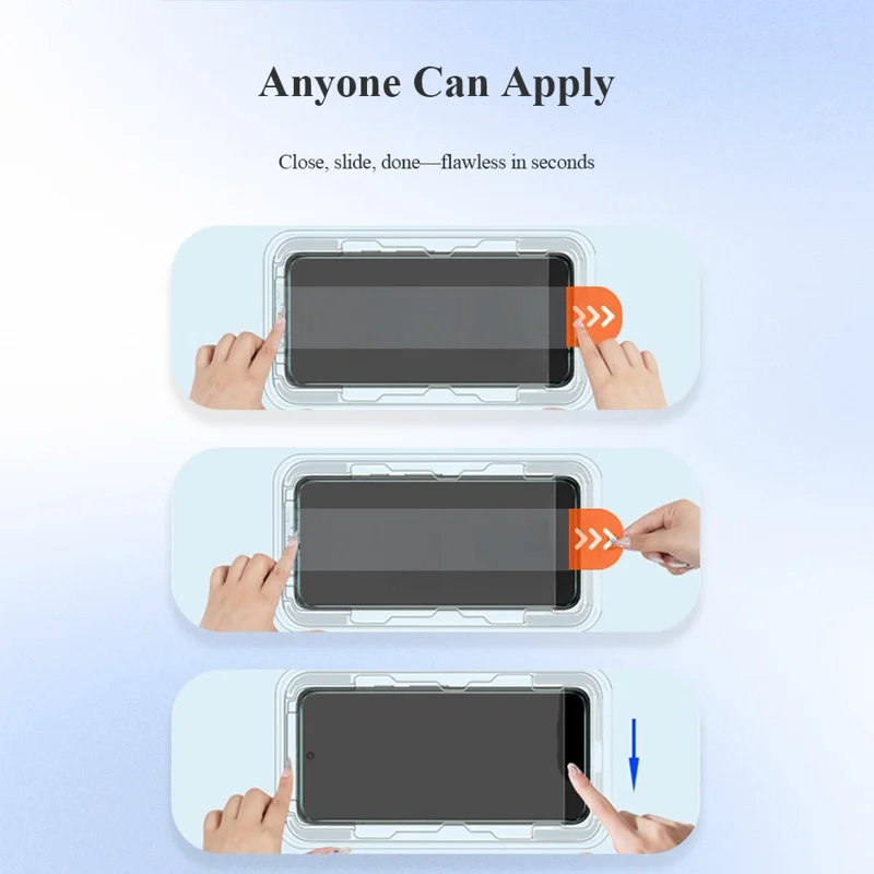 LEREACH 2 Pezzi per iPhone 17 Pro Max Pellicola Protettiva in Vetro Temperato Copertura Totale con Sistema di Installazione Senza Polvere - Nero