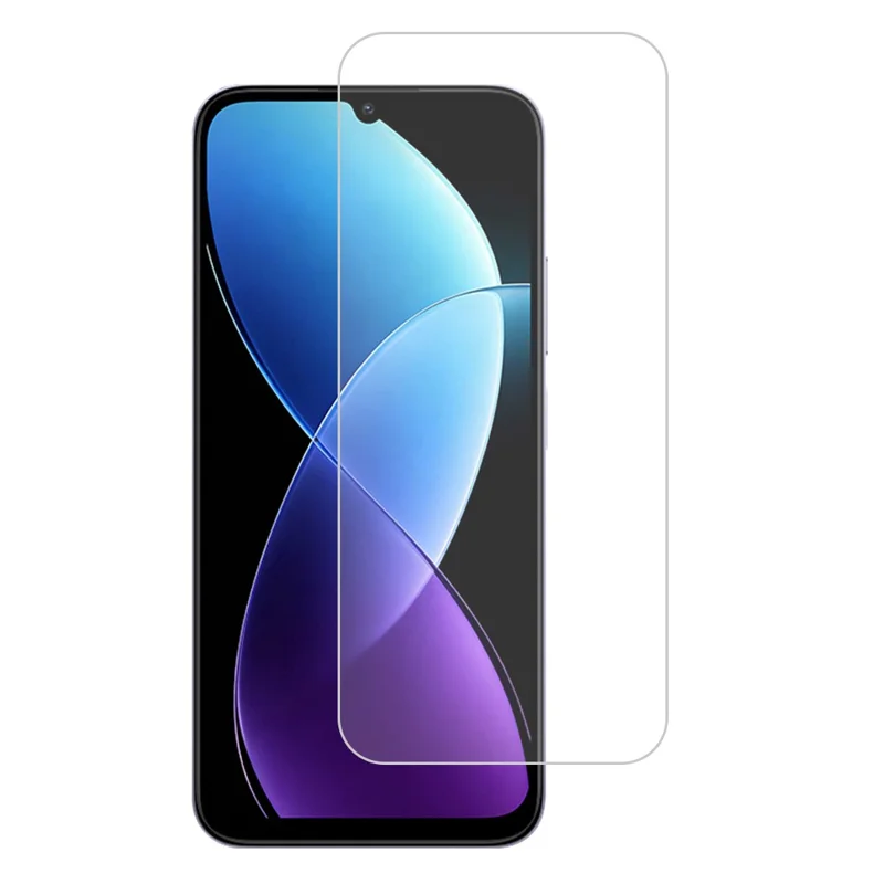 Ochrona ekranu do Xiaomi Redmi R70 5G, 0,3 mm, hartowane szkło z zaokrąglonymi krawędziami, nie pełna powierzchnia – przezroczyste