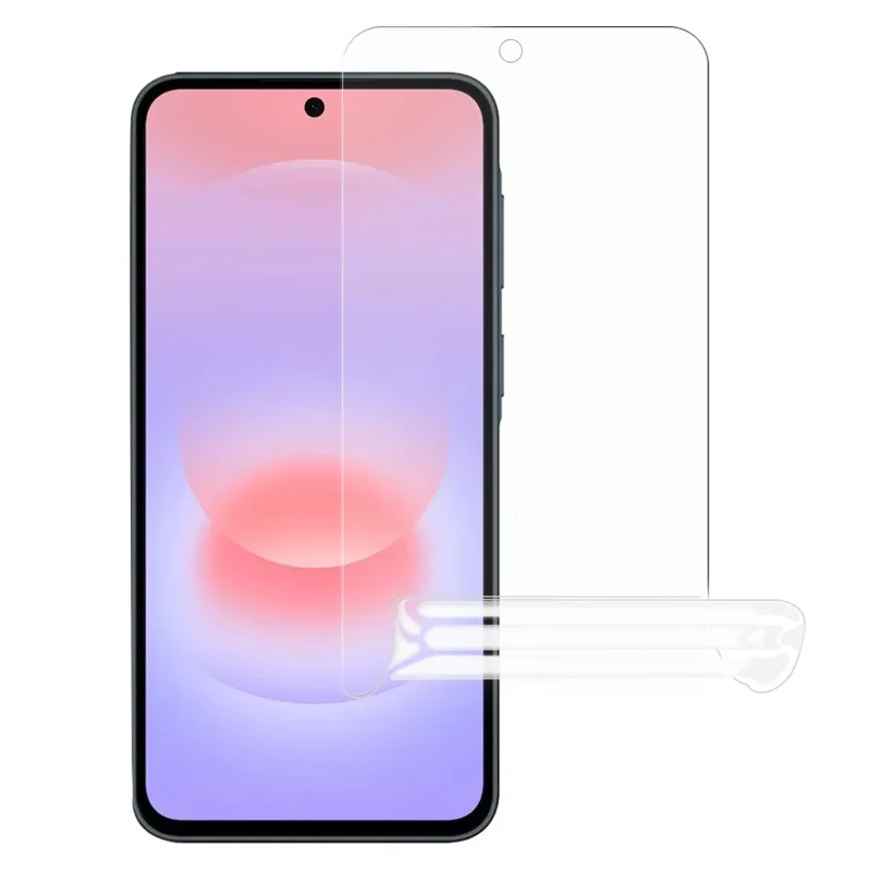 فيلم هيدروجيل PET لهاتف Samsung Galaxy A37 5G واقي للشاشة شفاف عالي الدقة وتغطية كاملة - شفاف