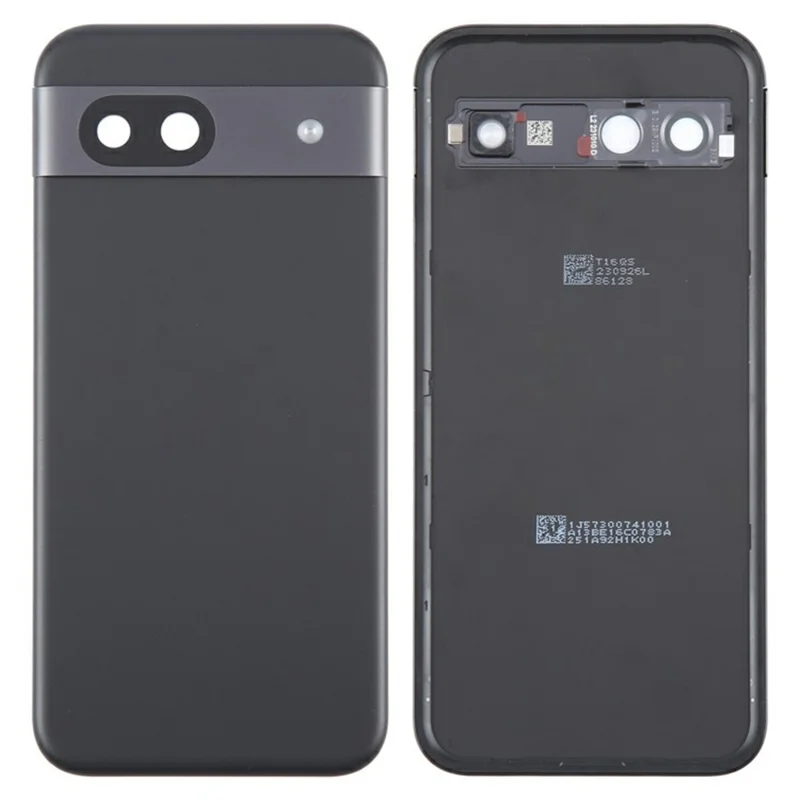 For Google Pixel 8a OEM Battery Housing with Camera Lens Cover - Black