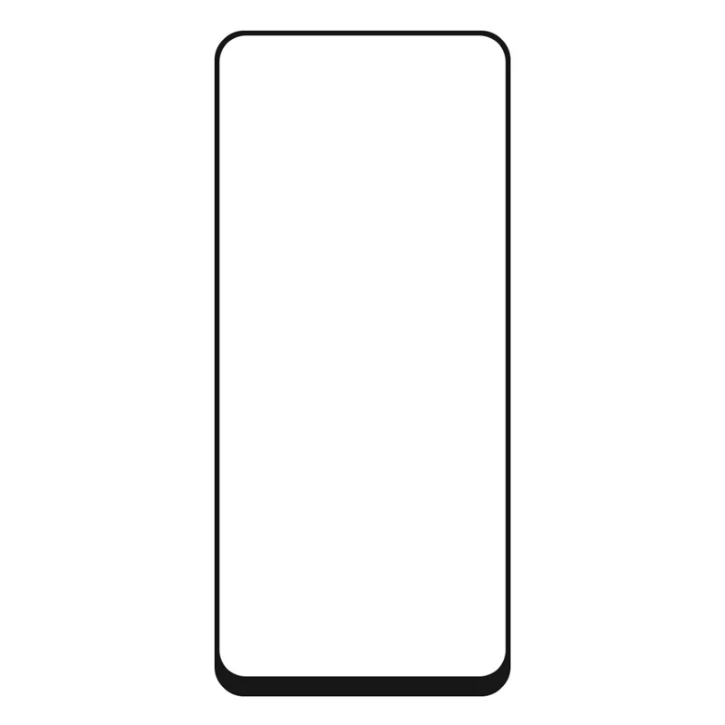 For Xiaomi Redmi A7 Pro 4G (171.56mm) Full Screen Protector Full Glue Silk Printing Tempered Glass Screen Film - Black