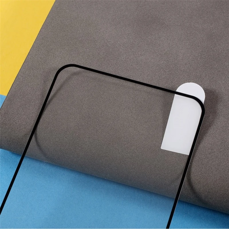 For Xiaomi Redmi A7 Pro 4G (171.56mm) Full Screen Protector Full Glue Silk Printing Tempered Glass Screen Film - Black