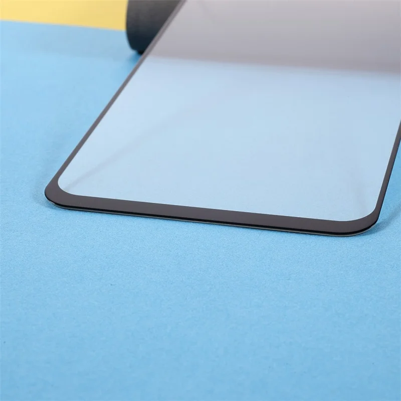 For Xiaomi Redmi A7 Pro 4G (171.56mm) Full Screen Protector Full Glue Silk Printing Tempered Glass Screen Film - Black