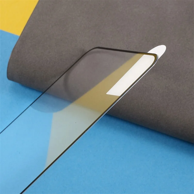 For Xiaomi Redmi A7 Pro 4G (171.56mm) Full Screen Protector Full Glue Silk Printing Tempered Glass Screen Film - Black