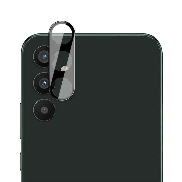 IMAK für Samsung Galaxy A34 5G Panzerglas-Linsenschutzfilm + Acryl-Linsenkappen HD Klar Anti-Kratzer Kameraobjektivschutz (Schwarze Version)