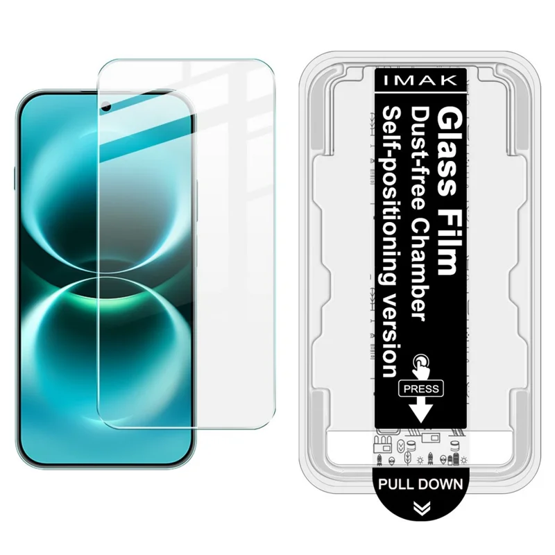 IMAK H Series For Huawei nova 15 Max / Enjoy 90 Pro Max Tempered Glass Screen Protector Film with Dust-free Installation Tool - Transparent