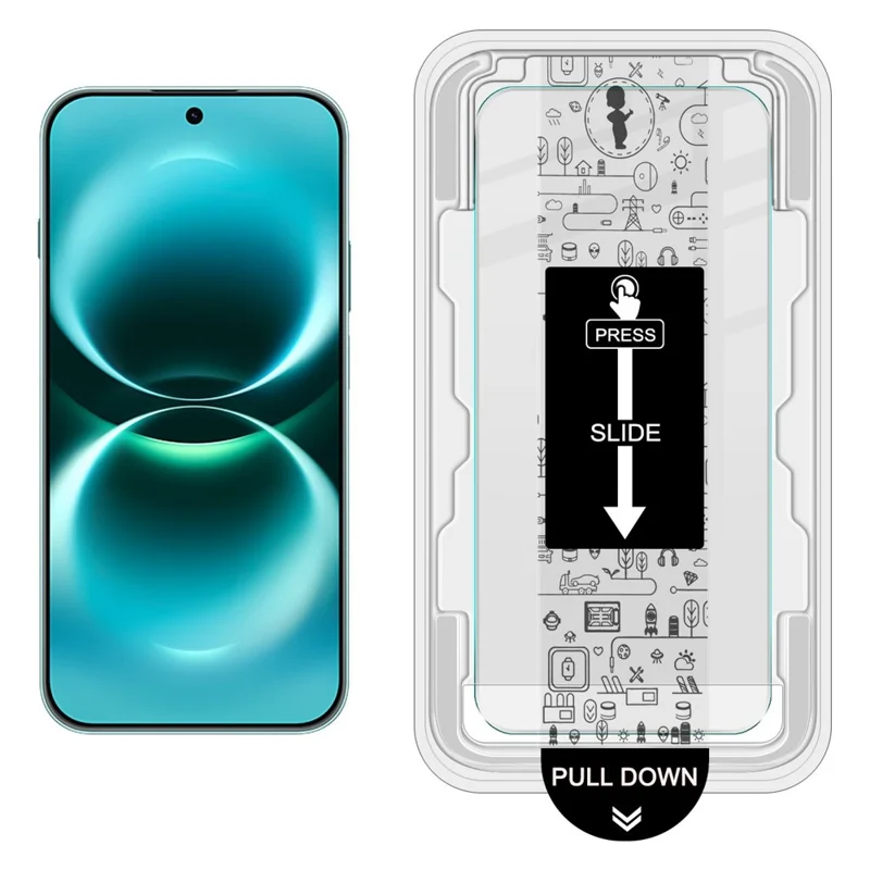 IMAK H Series For Huawei nova 15 Max / Enjoy 90 Pro Max Tempered Glass Screen Protector Film with Dust-free Installation Tool - Transparent