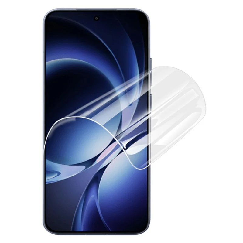 IMAK Hydrogel Film 4ª Geração para Xiaomi Redmi K80 Ultra 5G Protetor de Ecrã Completo Ultra Transparente Filme TPU Macio com Colagem Total (Desbloqueio por Impressão Digital) - Transparente