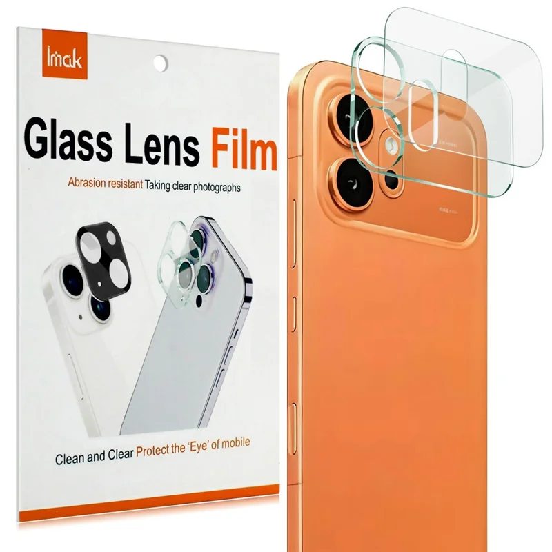 IMAK Für Honor 600 5G Gehärtetes Glas Vollständiger Kameraobjektivschutz + Acryl-Objektivdeckel - Transparent