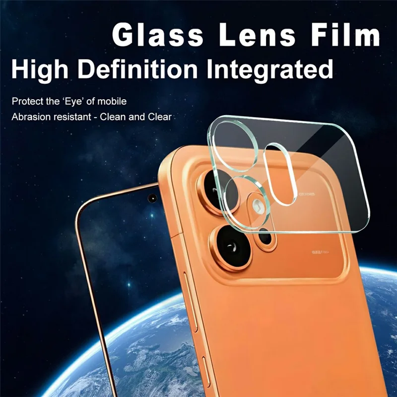 IMAK Für Honor 600 5G Gehärtetes Glas Vollständiger Kameraobjektivschutz + Acryl-Objektivdeckel - Transparent