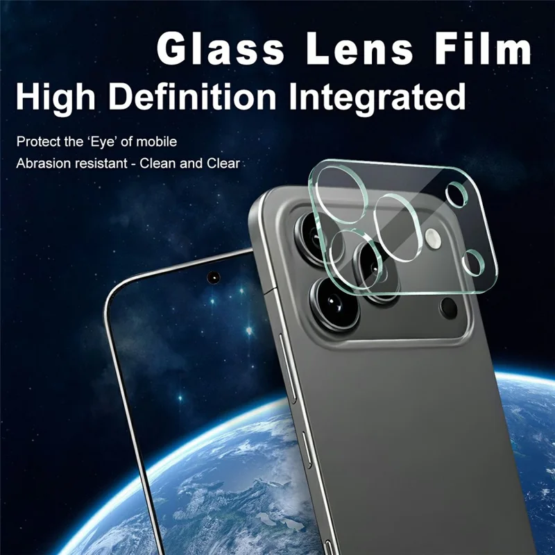 IMAK Für Honor 600 Pro 5G Gehärtetem Glas Volldeckung Objektivschutz + Acryl Objektivkappe - Transparent