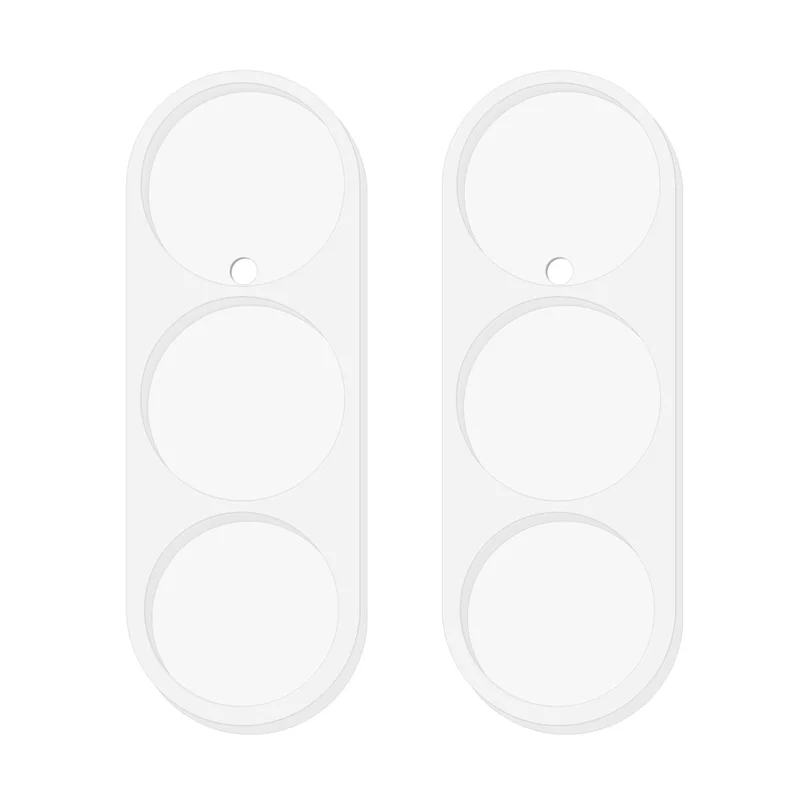 2Pcs For vivo V70 FE 5G Full Coverage Camera Lens Protector 3D Arc Edge Anti-Scratch Tempered Glass Lens Film - Transparent