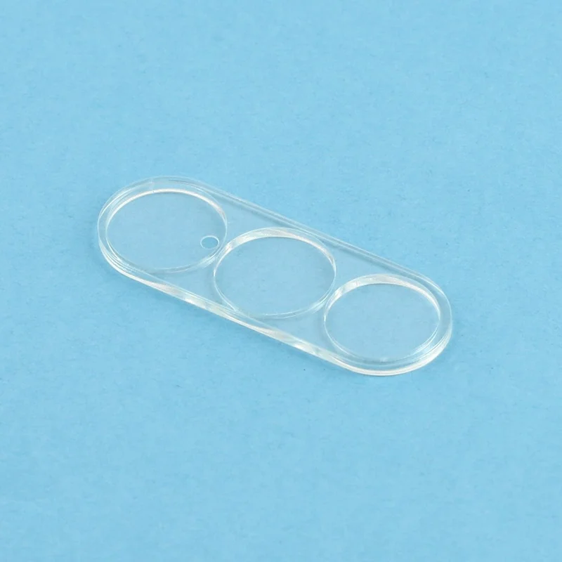 2Pcs For vivo V70 FE 5G Full Coverage Camera Lens Protector 3D Arc Edge Anti-Scratch Tempered Glass Lens Film - Transparent