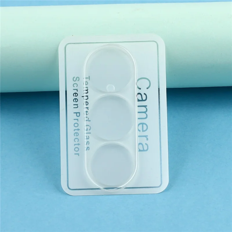 2Pcs For vivo V70 FE 5G Full Coverage Camera Lens Protector 3D Arc Edge Anti-Scratch Tempered Glass Lens Film - Transparent